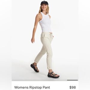 Vuori Ripstop Dura Terra™️ Sustainable Pant, in Natural- Excellent Condition